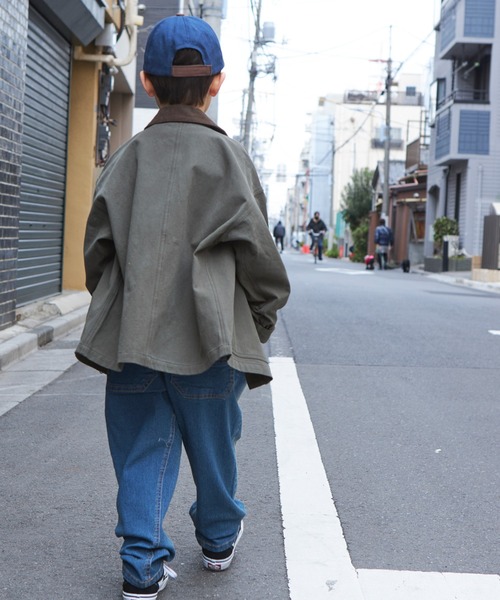 PAIRMANON STREET(ペアマノンストリート)の「【PAIRMANON STREET】【CITY DENIM】上質デニムストレッチテーパードパンツ(デニムパンツ・キッズ・ブルー/ブラック/インディゴブルー・90/100/110/120/130/140/150)」の20枚目の写真