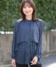 チチカカ | モチーフドットプリントチュニックブラウス(シャツ/ブラウス)
