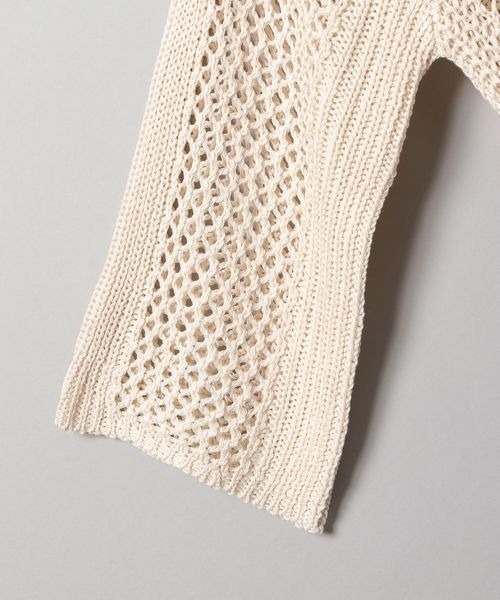 JEANASIS（ジーナシス）の「ホールメッシュアシメプルオーバー/197811