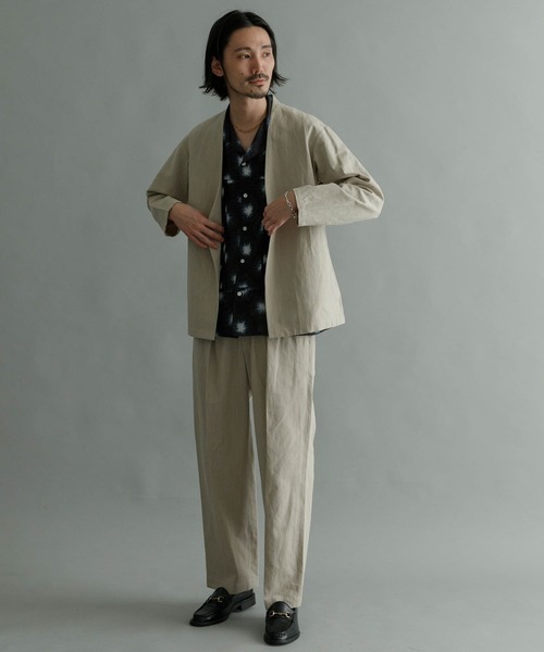 URBAN RESEARCH（アーバンリサーチ）の「『セットアップ対応』『Sサイズあり』LINENイージートラウザー（その他パンツ・メンズ・チャコールグレー/ブラウン/ベージュ系その他・SMALL/MEDIUM/LARGE）」の10枚目の写真