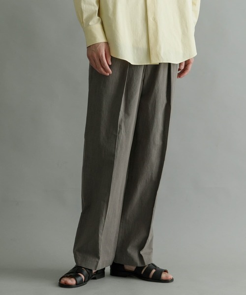URBAN RESEARCH（アーバンリサーチ）の「『セットアップ対応』『Sサイズあり』LINENイージートラウザー（その他パンツ・メンズ・チャコールグレー/ブラウン/ベージュ系その他・SMALL/MEDIUM/LARGE）」の15枚目の写真