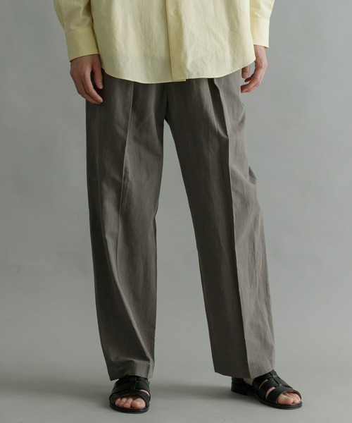 URBAN RESEARCH（アーバンリサーチ）の「『セットアップ対応』『Sサイズあり』LINENイージートラウザー（その他パンツ・メンズ・チャコールグレー/ブラウン/ベージュ系その他・SMALL/MEDIUM/LARGE）」の16枚目の写真