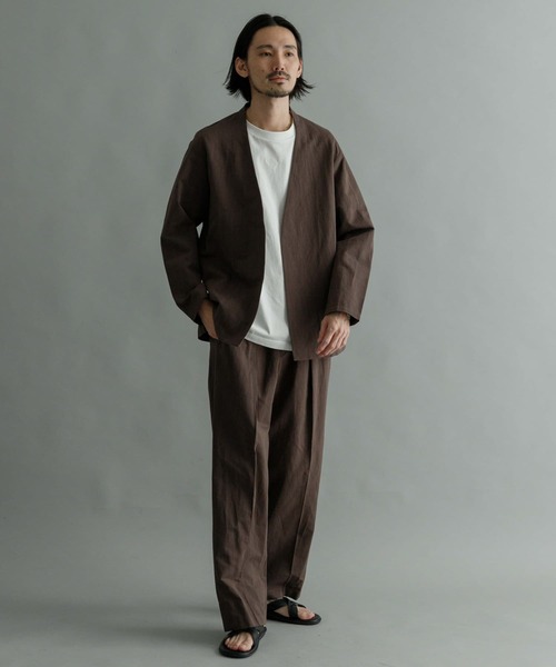 URBAN RESEARCH（アーバンリサーチ）の「『セットアップ対応』『Sサイズあり』LINENイージートラウザー（その他パンツ・メンズ・チャコールグレー/ブラウン/ベージュ系その他・SMALL/MEDIUM/LARGE）」の22枚目の写真