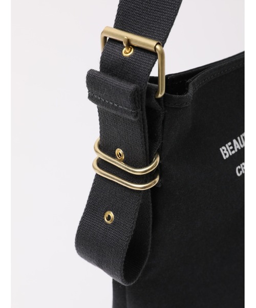 beautiful people(ビューティフルピープル)の「beautiful people army tent cloth tote bag M 7315611943(トートバッグ・レディース・オリーブ/ホワイト/ブラック・FREE)」の7枚目の写真
