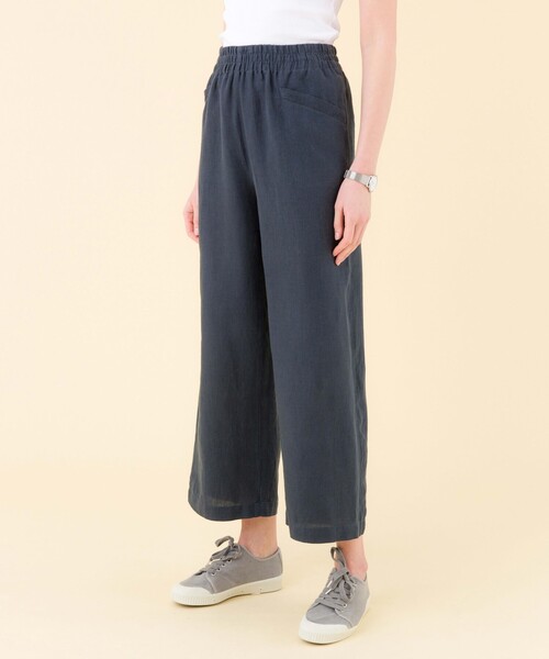 agnes b.（アニエスベー）の「リネン ロング ワイドパンツ "New Moulin"（その他パンツ・レディース・グレー系その他・1/3/2）」の5枚目の写真