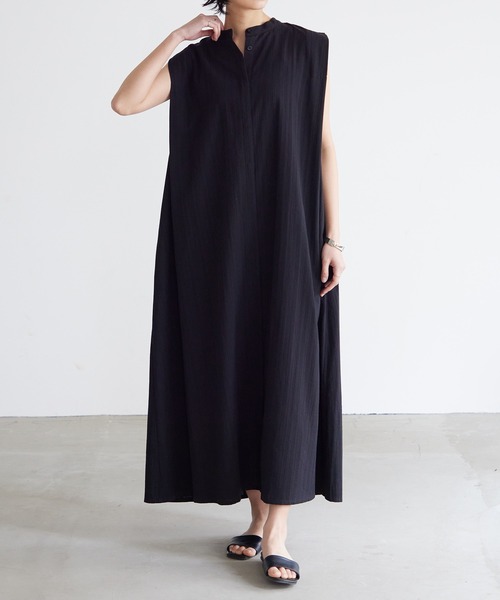 for/c（フォーシー）の「ドビーストライプタックワンピース