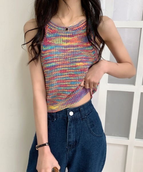 トップス Mix Knit Tanktop TODAYFUL（トゥデイフル）の「TODAYFUL(トゥデイフル) 