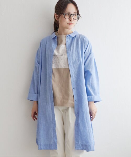 LBC（エルビーシー）の「リネン混3WAYワンピース（シャツワンピース・レディース・ベージュ/ブラック/ブルー・M/L）」の11枚目の写真