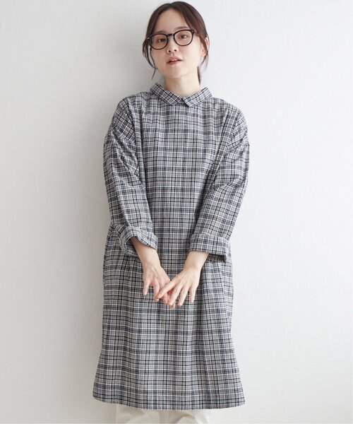 LBC（エルビーシー）の「リネン混3WAYワンピース（シャツワンピース・レディース・ベージュ/ブラック/ブルー・M/L）」の12枚目の写真