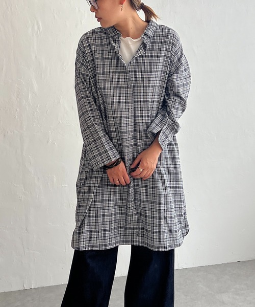 LBC（エルビーシー）の「リネン混3WAYワンピース（シャツワンピース・レディース・ベージュ/ブラック/ブルー・M/L）」の15枚目の写真