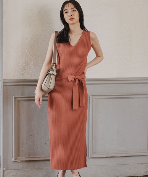 Andemiu(アンデミュウ)の「10th Iラインワンピース906636(ワンピース・レディース・ピンク/ブラック/ブルー・FREE)」の3枚目の写真