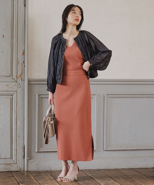 Andemiu(アンデミュウ)の「10th Iラインワンピース906636(ワンピース・レディース・ピンク/ブラック/ブルー・FREE)」の7枚目の写真