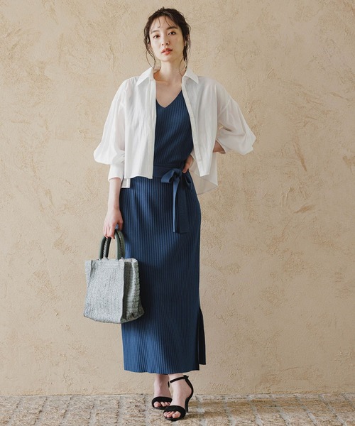 Andemiu(アンデミュウ)の「10th Iラインワンピース906636(ワンピース・レディース・ピンク/ブラック/ブルー・FREE)」の8枚目の写真