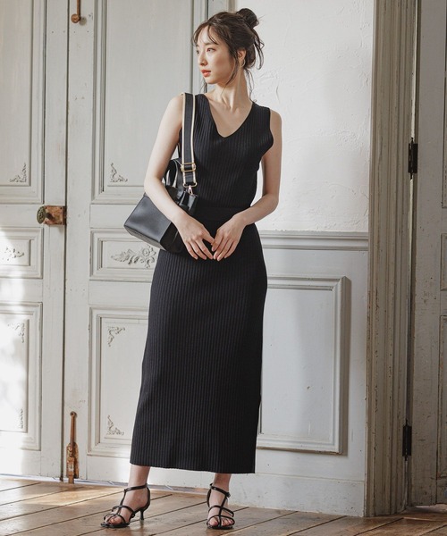 Andemiu(アンデミュウ)の「10th Iラインワンピース906636(ワンピース・レディース・ピンク/ブラック/ブルー・FREE)」の14枚目の写真