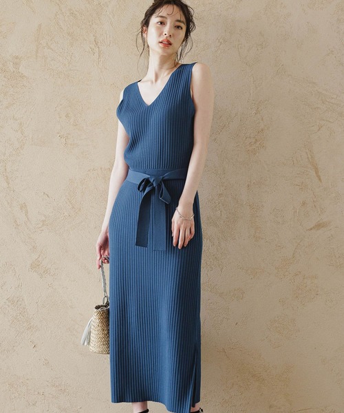 Andemiu(アンデミュウ)の「10th Iラインワンピース906636(ワンピース・レディース・ピンク/ブラック/ブルー・FREE)」の11枚目の写真