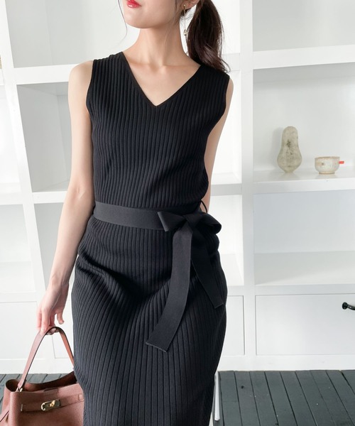 Andemiu(アンデミュウ)の「10th Iラインワンピース906636(ワンピース・レディース・ピンク/ブラック/ブルー・FREE)」の17枚目の写真