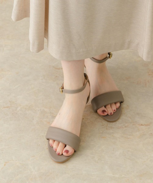 5センチアンクルストラップクッションサンダル