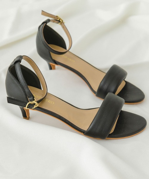 5センチアンクルストラップクッションサンダル