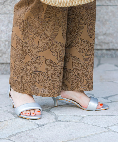 5センチアンクルストラップクッションサンダル