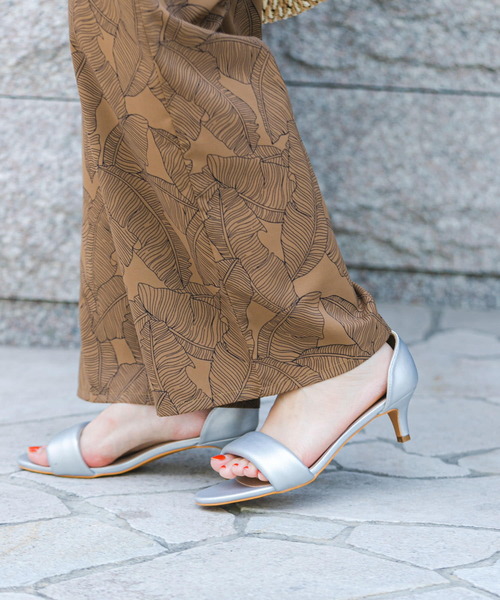 5センチアンクルストラップクッションサンダル