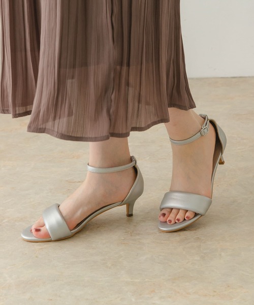 5センチアンクルストラップクッションサンダル