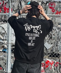 グラフィック半袖スウェット