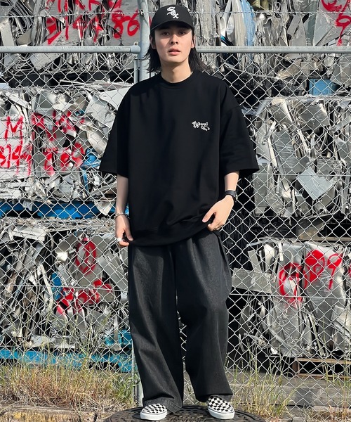 kutir（クティール）の「グラフィック半袖スウェット（スウェット・メンズ・ネイビー/ホワイト系その他/ブラック・LARGE/MEDIUM）」の20枚目の写真