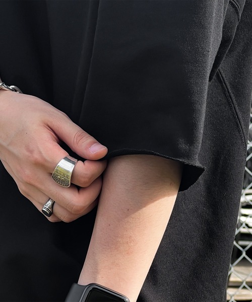 kutir（クティール）の「グラフィック半袖スウェット（スウェット・メンズ・ネイビー/ホワイト系その他/ブラック・LARGE/MEDIUM）」の7枚目の写真