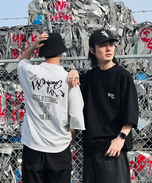 kutir（クティール）の「グラフィック半袖スウェット（スウェット・メンズ・ネイビー/ホワイト系その他/ブラック・LARGE/MEDIUM）」の17枚目の写真