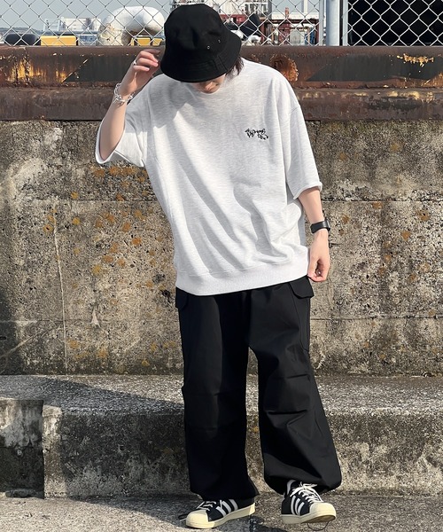 kutir（クティール）の「グラフィック半袖スウェット（スウェット・メンズ・ネイビー/ホワイト系その他/ブラック・LARGE/MEDIUM）」の10枚目の写真