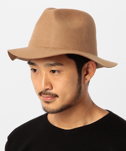 BEAMS（ビームス）の「◆BEAMS / ワイドブリム ハット（ハット・メンズ・グレー/ブラック/ベージュ/ネイビー・ONE SIZE）」の3枚目の写真