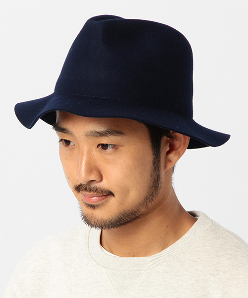 BEAMS（ビームス）の「◆BEAMS / ワイドブリム ハット（ハット・メンズ・グレー/ブラック/ベージュ/ネイビー・ONE SIZE）」の4枚目の写真
