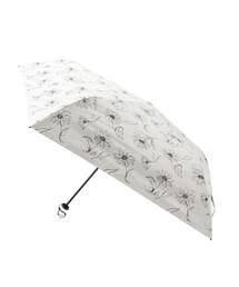 Ober Tashe | 【軽量約120g/紫外線遮蔽率99.9%以上/遮光率99.9%以上/晴雨兼用/日傘/折りたたみ傘/UVカット】ラインフラワー(折りたたみ傘)