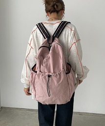 210nouve（トゥージュヌーブ）の「ドローストリングナイロンバックパック（バックパック/リュック）」