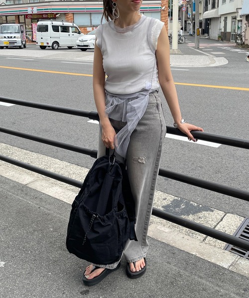 完売になる前に●HERNO●バッグ＆ネックドロストリング●ICE色 ED ROBERT JUDSON｜ドローストリング ネック パースdrawstring