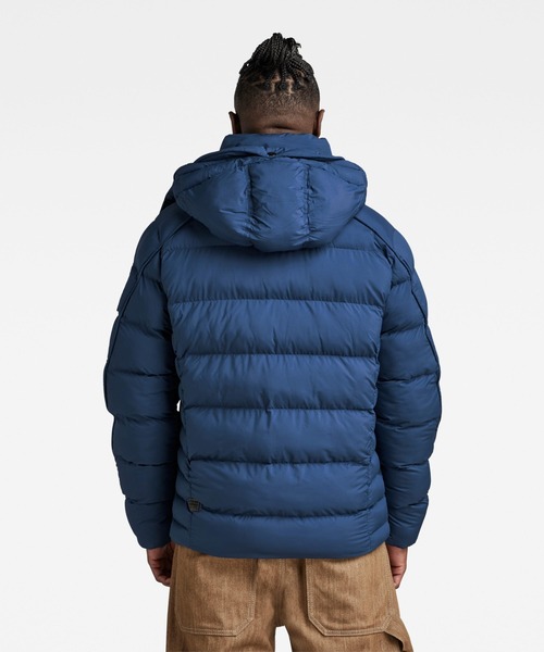 G-STAR(ジースター)の「G-WHISTLER PADDED HOODED JACKET/中綿フードブルゾン/サステナブル(ダウンジャケット/コート・メンズ・グレー系その他/オレンジ/ブルー・LARGE/MEDIUM/SMALL/X-LARGE/X-SMALL)」の7枚目の写真