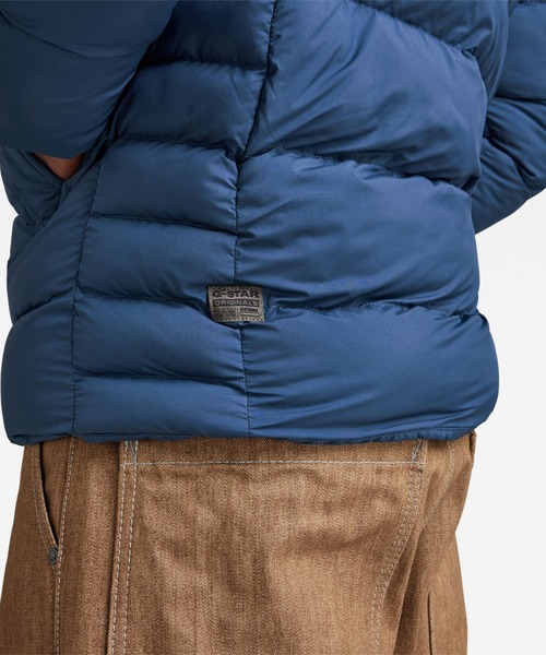 G-STAR(ジースター)の「G-WHISTLER PADDED HOODED JACKET/中綿フードブルゾン/サステナブル(ダウンジャケット/コート・メンズ・グレー系その他/オレンジ/ブルー・LARGE/MEDIUM/SMALL/X-LARGE/X-SMALL)」の8枚目の写真