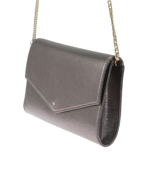 LAGUNAMOON（ラグナムーン）の「LADYシャインクラッチBAG（ハンドバッグ・レディース・シルバー・FREE）」の3枚目の写真