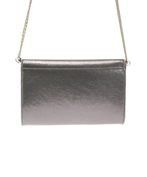 LAGUNAMOON（ラグナムーン）の「LADYシャインクラッチBAG（ハンドバッグ・レディース・シルバー・FREE）」の4枚目の写真