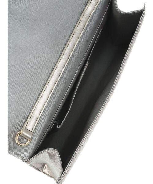 LAGUNAMOON（ラグナムーン）の「LADYシャインクラッチBAG（ハンドバッグ・レディース・シルバー・FREE）」の6枚目の写真