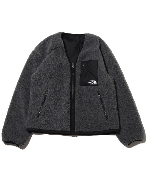 THE NORTH FACE(ザノースフェイス)の「THE NORTH FACE REVERSIBLE EXTREME PILE CARDIGAN / ザ・ノース・フェイス リバーシブル エクストリーム パイル カーディガン(カーディガン/ボレロ・メンズ・マルチ/ホワイト/ベージュ/チャコール・S/L/XL/M)」の2枚目の写真