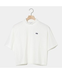 【Rosasen/GOLF】A-Line モックネックロゴTシャツ