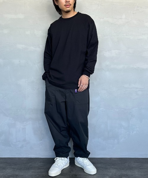 HANES（ヘインズ）の「[HANES/ヘインズ] BEEFY ロングスリーブパックT（Tシャツ/カットソー・レディース・ダークグレー/ホワイト/ブラック・M/L/XL）」の12枚目の写真