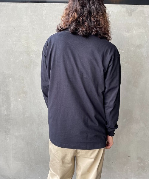 HANES（ヘインズ）の「[HANES/ヘインズ] BEEFY ロングスリーブパックT（Tシャツ/カットソー・レディース・ダークグレー/ホワイト/ブラック・M/L/XL）」の13枚目の写真