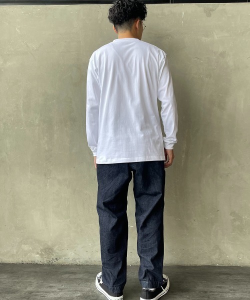 HANES（ヘインズ）の「[HANES/ヘインズ] BEEFY ロングスリーブパックT（Tシャツ/カットソー・レディース・ダークグレー/ホワイト/ブラック・M/L/XL）」の19枚目の写真
