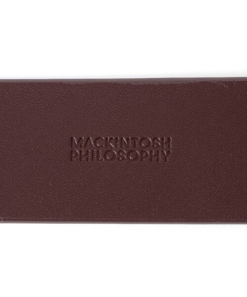 MACKINTOSH PHILOSOPHY（ﾏｯｷﾝﾄｯｼｭ ﾌｨﾛｿﾌｨｰ）の「オーバルバックルワイドベルト（ベルト・レディース・ブラック/ブラウン系その他4・FREE）」の7枚目の写真