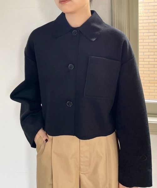 LOWRYS FARM(ローリーズファーム)の「チェックムジシャツ 966591(シャツ/ブラウス・レディース・アイボリー/ホワイト/ブラック/イエロー・FREE)」の3枚目の写真