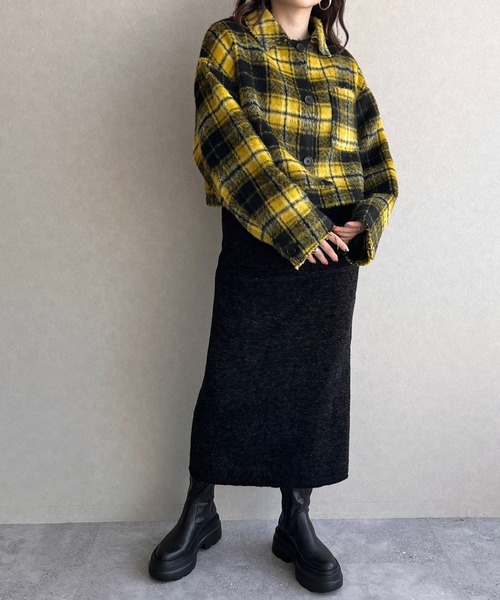 LOWRYS FARM(ローリーズファーム)の「チェックムジシャツ 966591(シャツ/ブラウス・レディース・アイボリー/ホワイト/ブラック/イエロー・FREE)」の13枚目の写真