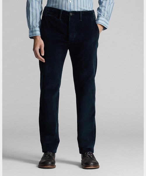 ダブルアールエル　RRL インディゴスラックスパンツ W34 インディゴ コーデュロイ パンツ（その他パンツ）｜RRL（ダブル