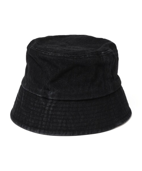 SHIPS（シップス）の「ARCH&LINE:オーガニック コットン DENIM BUCKET HAT（ハット・キッズ・オフホワイト/ブラック/ダークブルー・LARGE）」の2枚目の写真